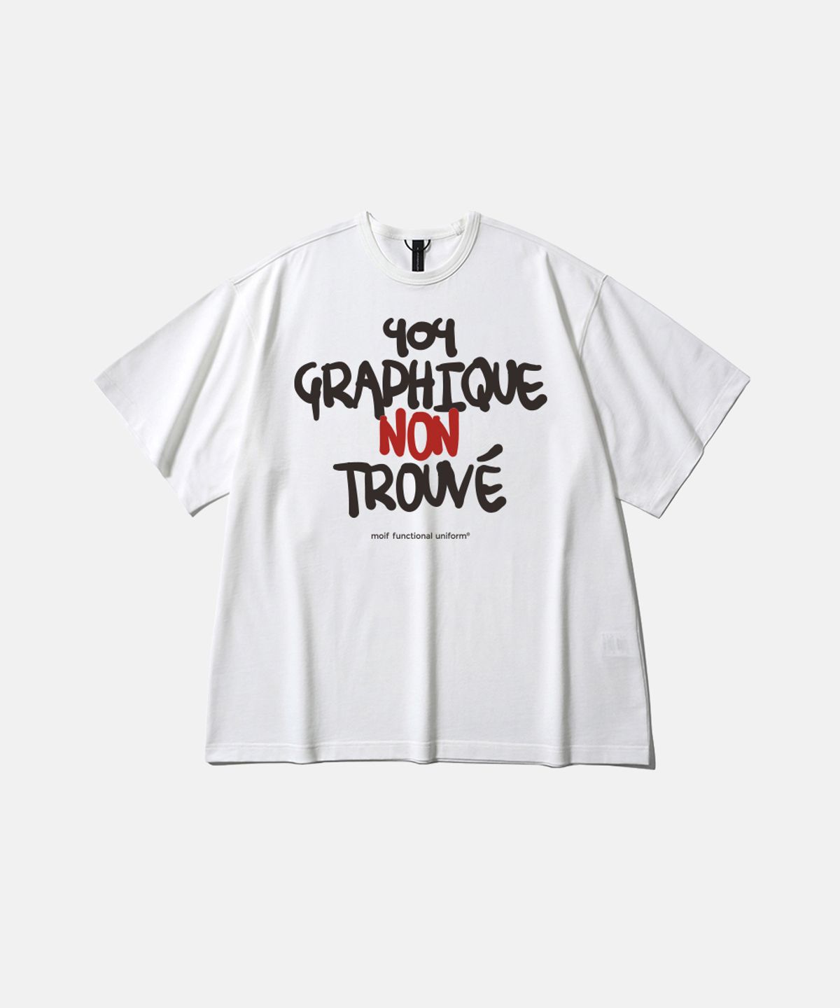 모이프(MOIF) [SS26] 404 GNF(F) H/S TEE / OFF WHITE