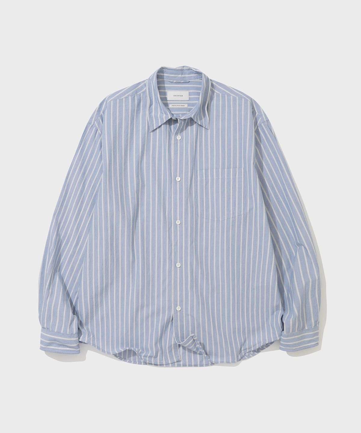 셔터(SHIRTER) WIRE EDGE COTTON SHIRT (BLUE)
