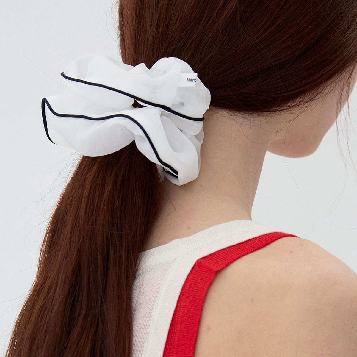 메르헨(MERCHEN) Organza scrunch_2color