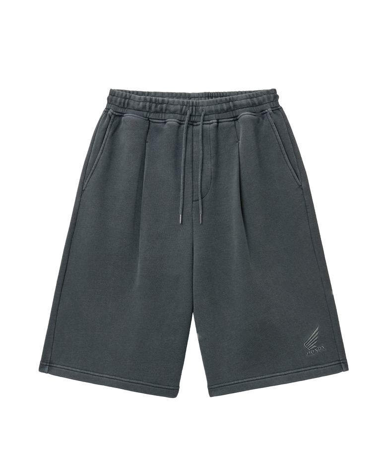Pigment Original Wing logo Bermuda Sweat Pants_Charcoal