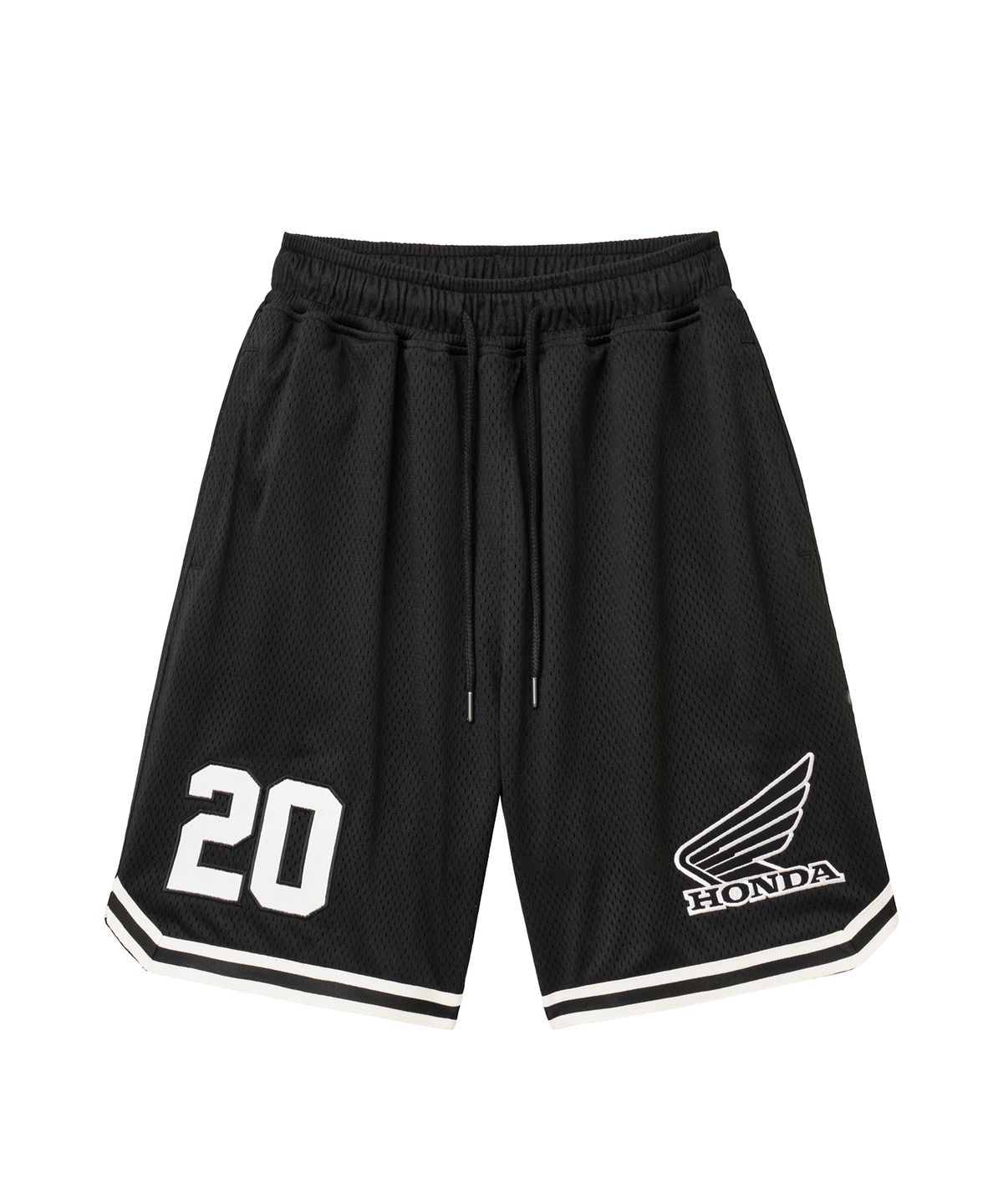 핍스 모터사이클(PHYPS MOTORCYCLE) Lip Mesh Jersey Shorts Black
