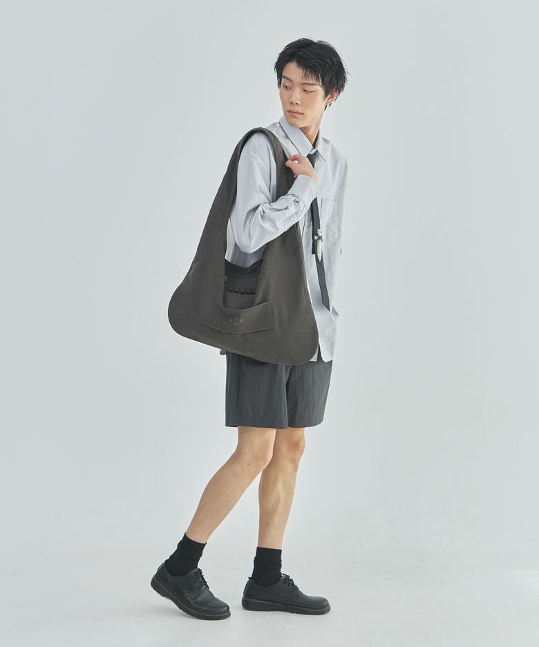 워시드 패블 토드 빅백_카키 그레이