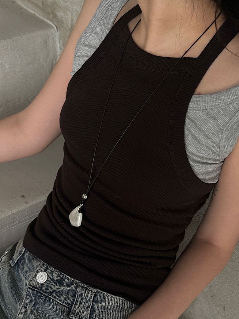 Stone Drop Necklace