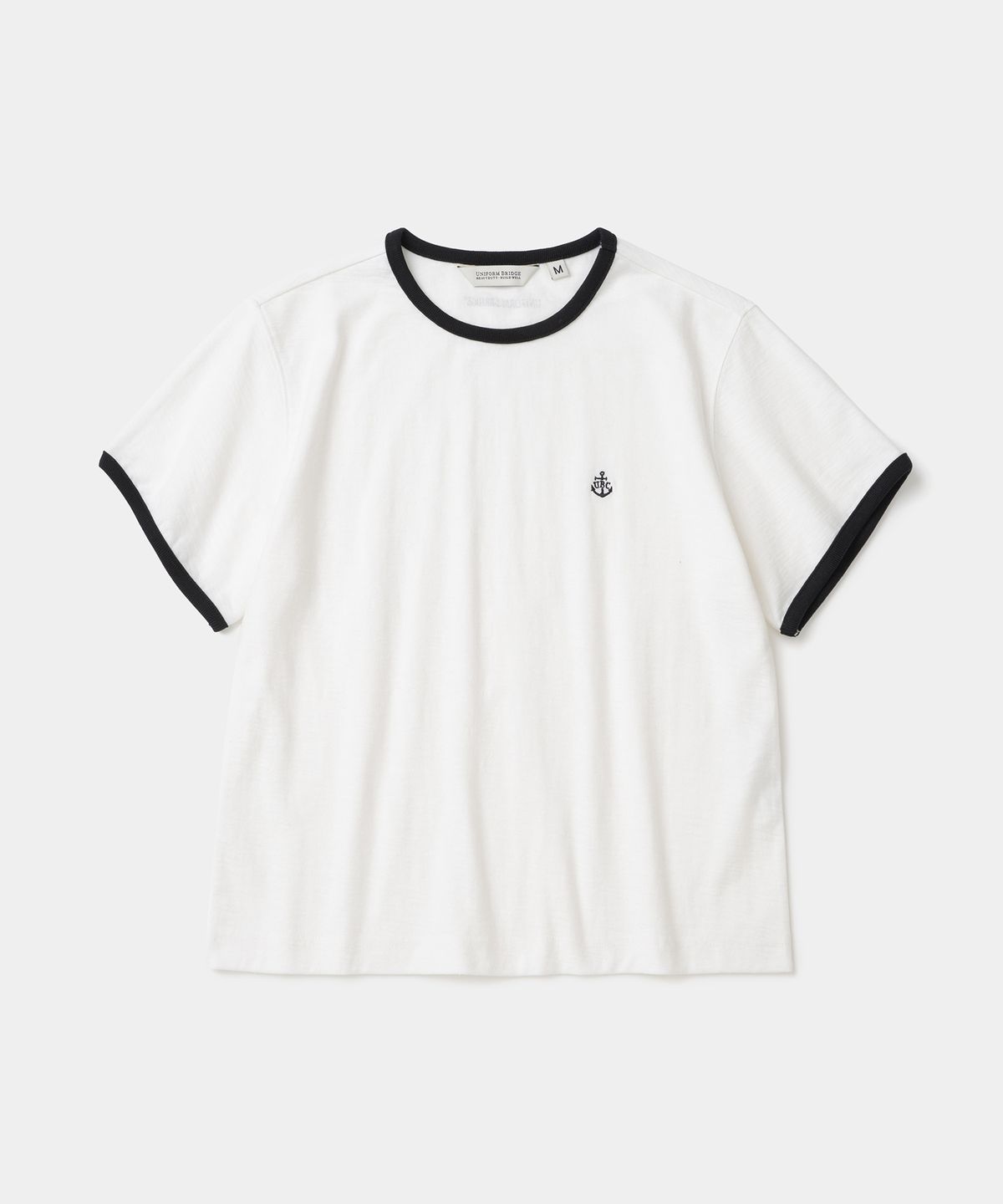 유니폼브릿지(UNIFORM BRIDGE) slub ringer s/s t-shirt(womens) off white