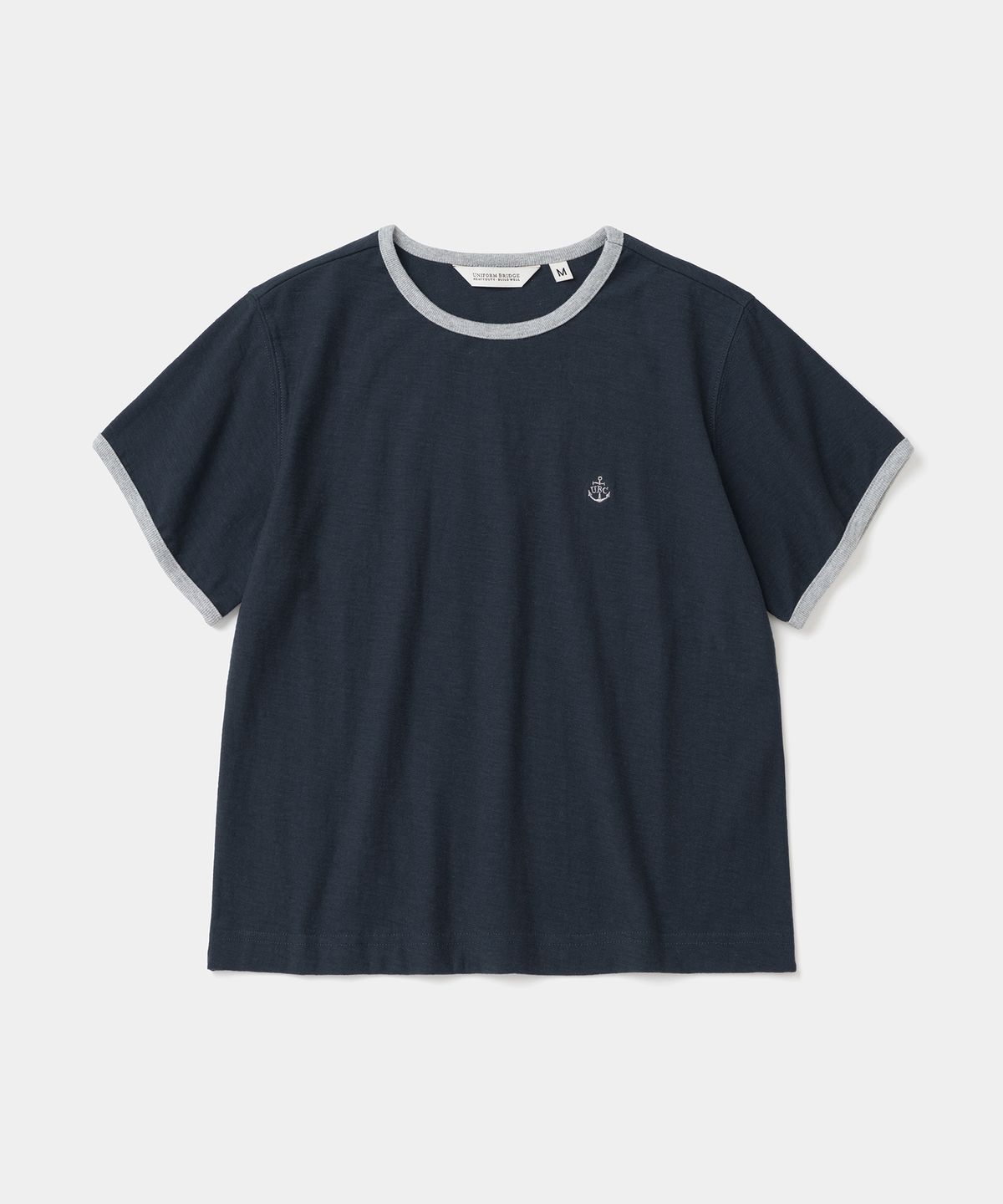유니폼브릿지(UNIFORM BRIDGE) slub ringer s/s t-shirt(womens) navy