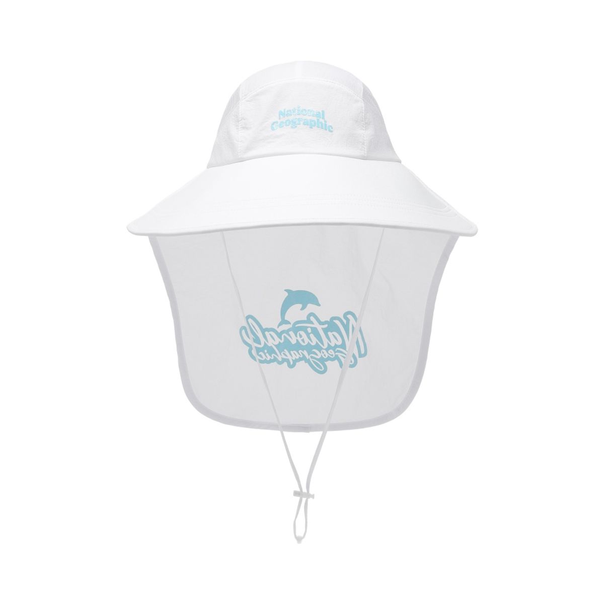 내셔널지오그래픽 키즈(NATIONAL GEOGRAPHIC KIDS) K262KHA120 와이드 플랩캡 WHITE