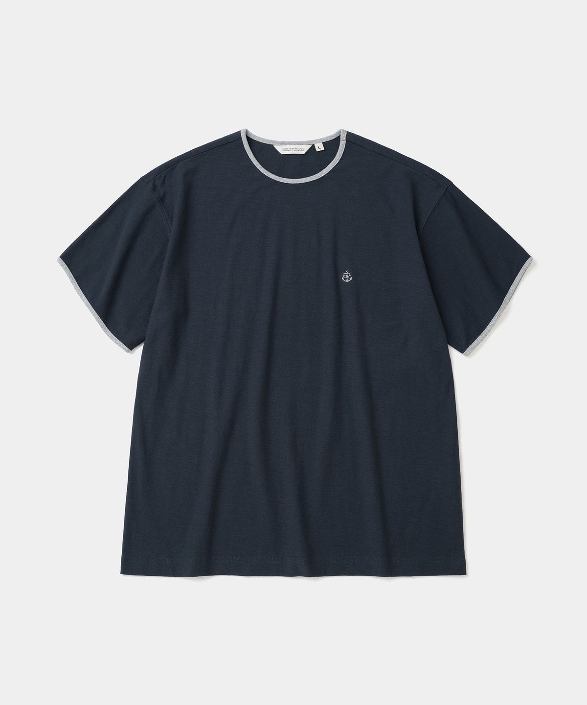 유니폼브릿지(UNIFORM BRIDGE) slub ringer s/s t-shirt navy