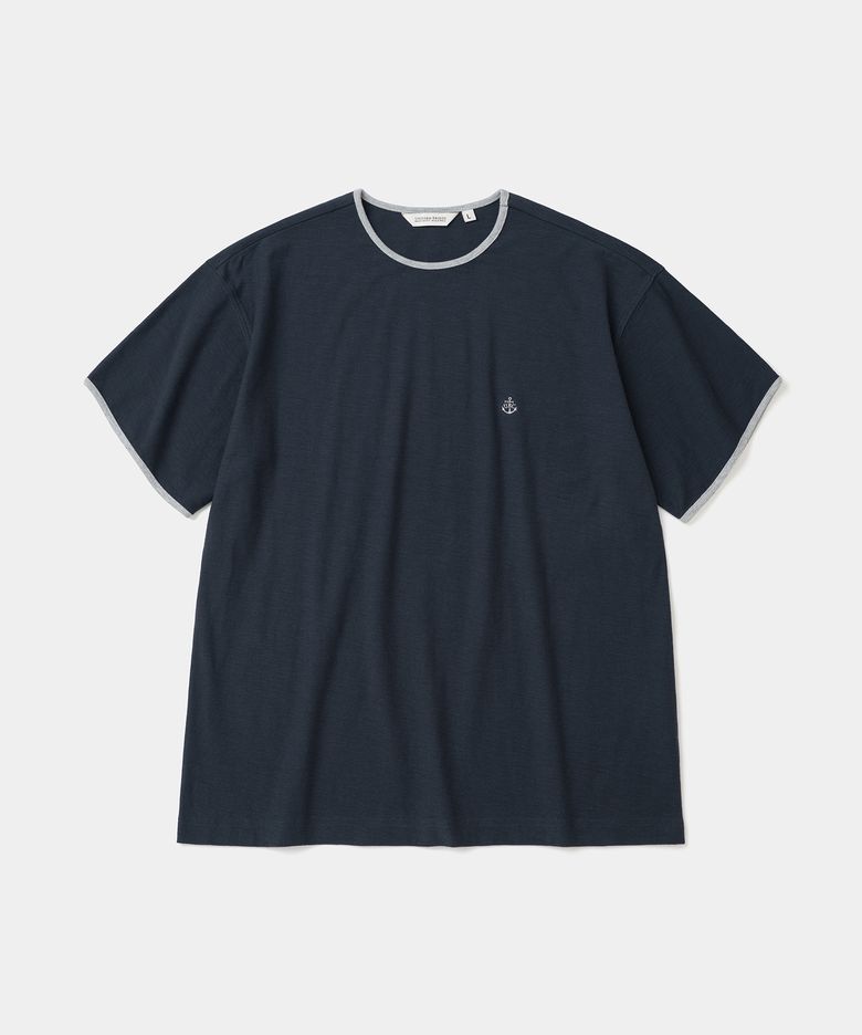 slub ringer s/s t-shirt navy