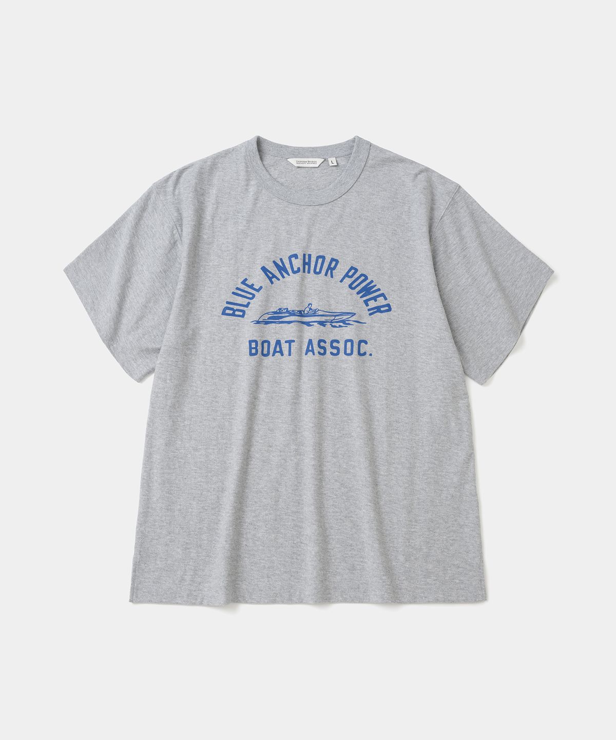 유니폼브릿지(UNIFORM BRIDGE) boat assoc s/s t-shirt 8% melange