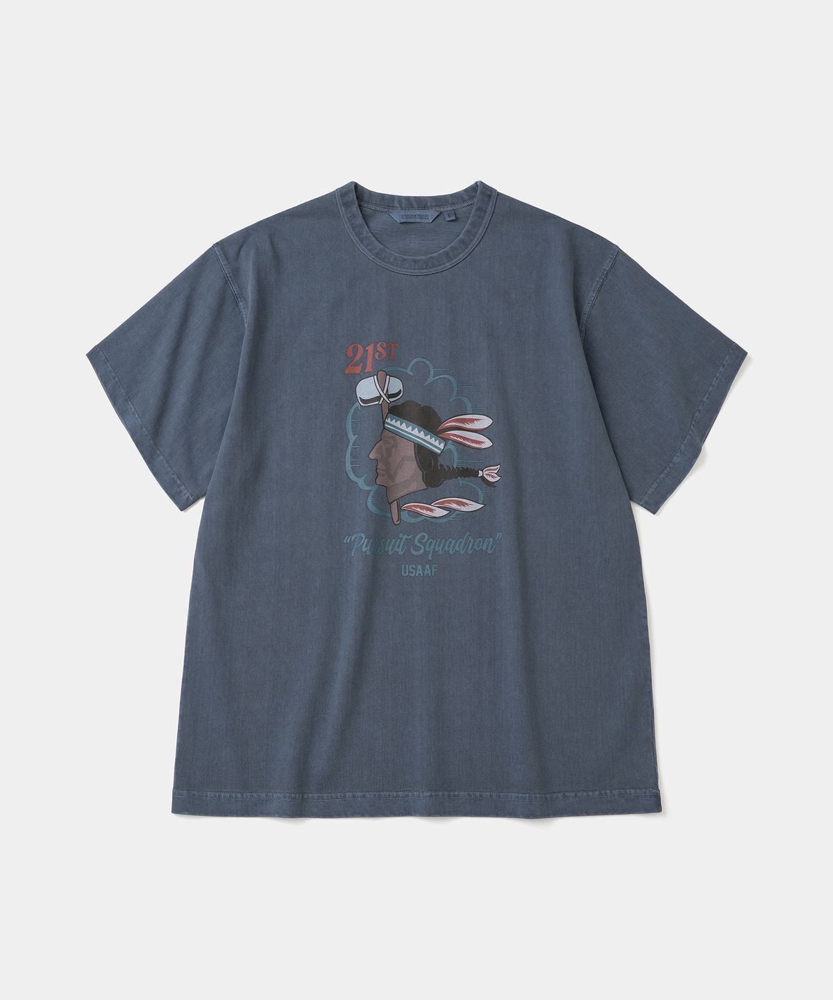 유니폼브릿지(UNIFORM BRIDGE) pursuit squadron s/s t-shirt navy