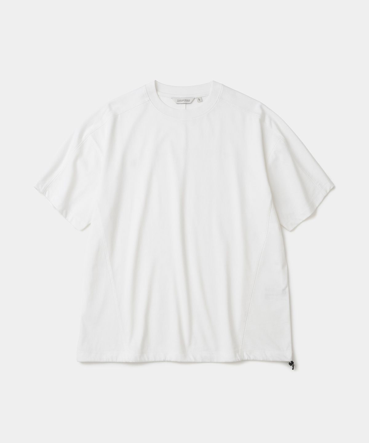 유니폼브릿지(UNIFORM BRIDGE) AE string s/s t-shirt off white