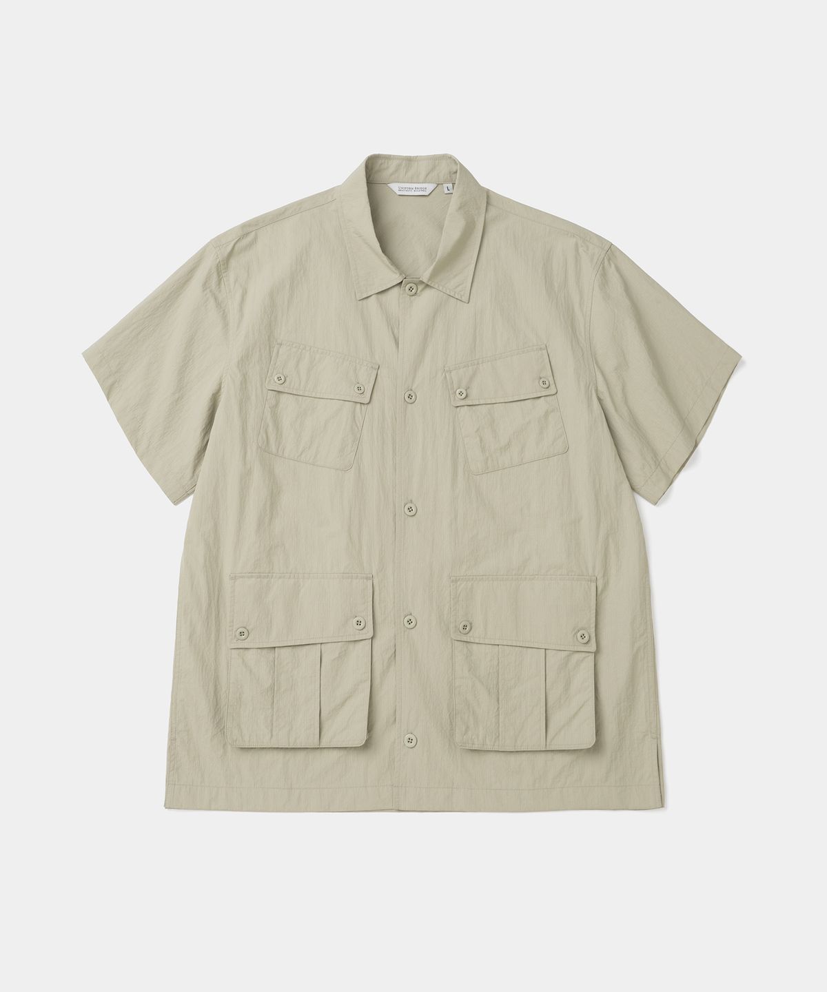유니폼브릿지(UNIFORM BRIDGE) ripstop bdu s/s shirt beige