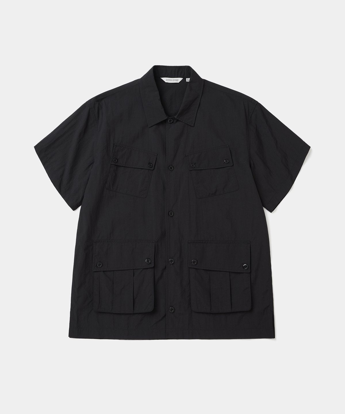 유니폼브릿지(UNIFORM BRIDGE) ripstop bdu s/s shirt black