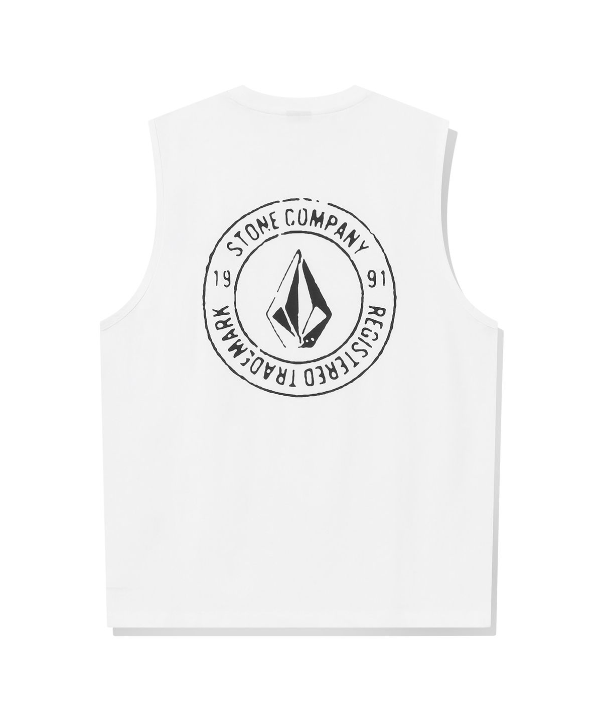 볼컴(VOLCOM) 볼컴 서머 에센셜 탱크탑 라운드 티셔츠(오프 화이트)