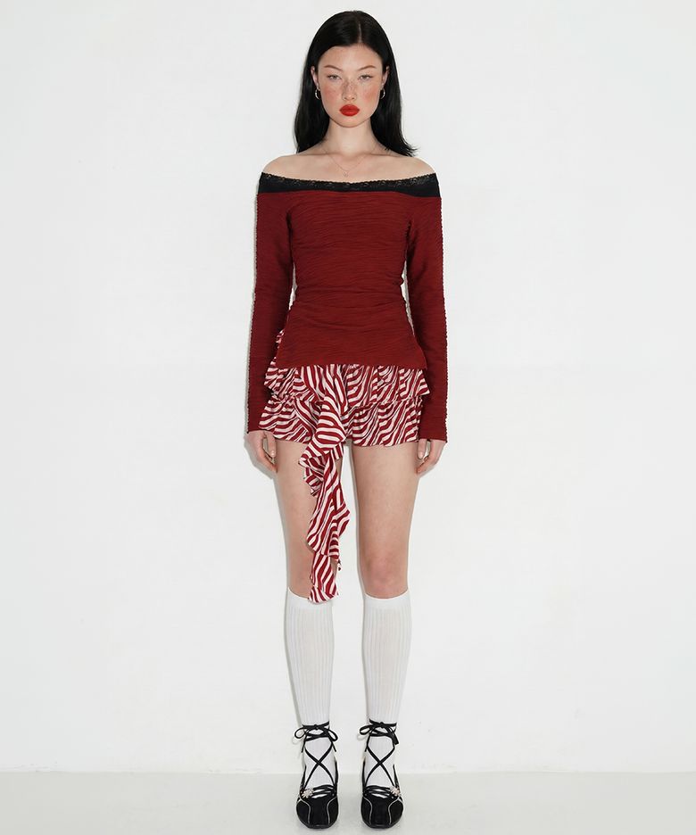 카스케이드 러플 캉캉 쇼츠
