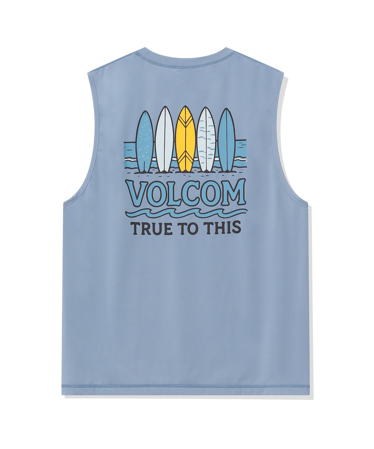 볼컴(VOLCOM) 볼컴 에센셜 탱크탑 래시가드(스카이 블루)
