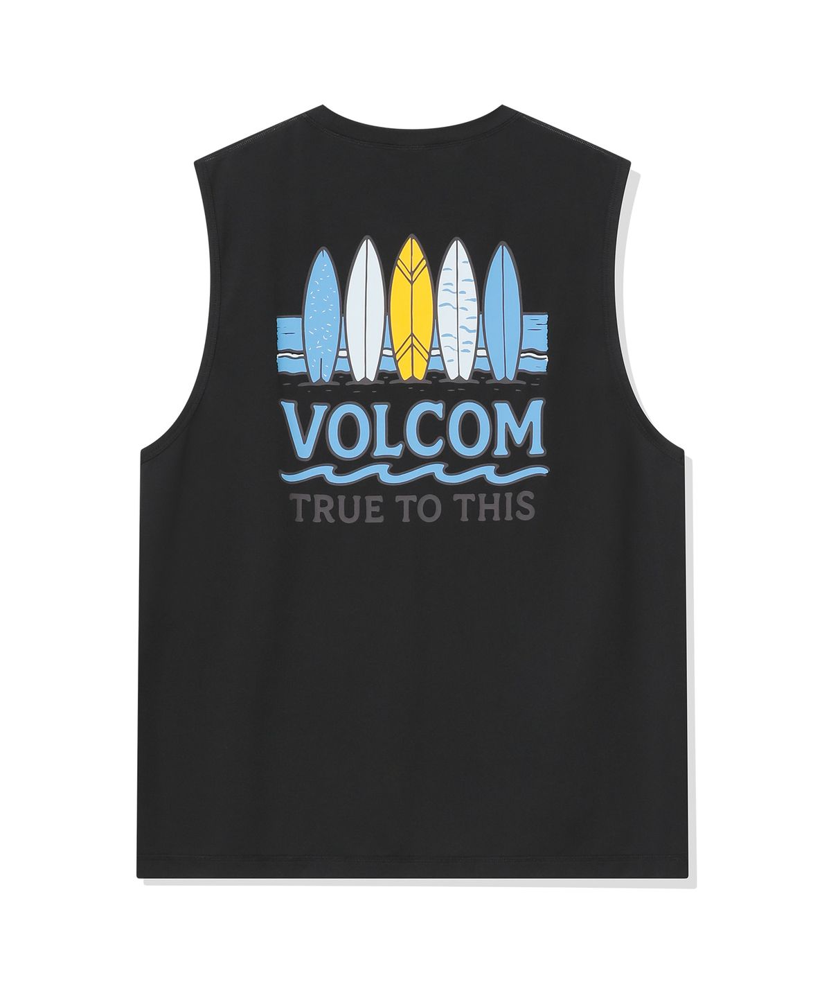 볼컴(VOLCOM) 볼컴 에센셜 탱크탑 래시가드(블랙)
