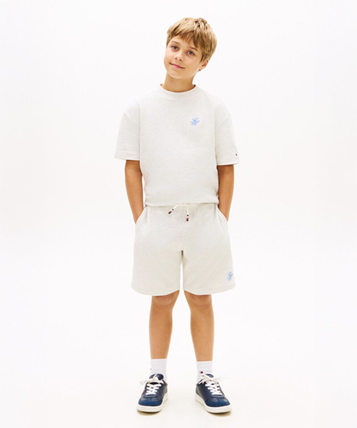 타미힐피거 키즈(TOMMY HILFIGER KIDS) 스크립트 저지 쇼츠