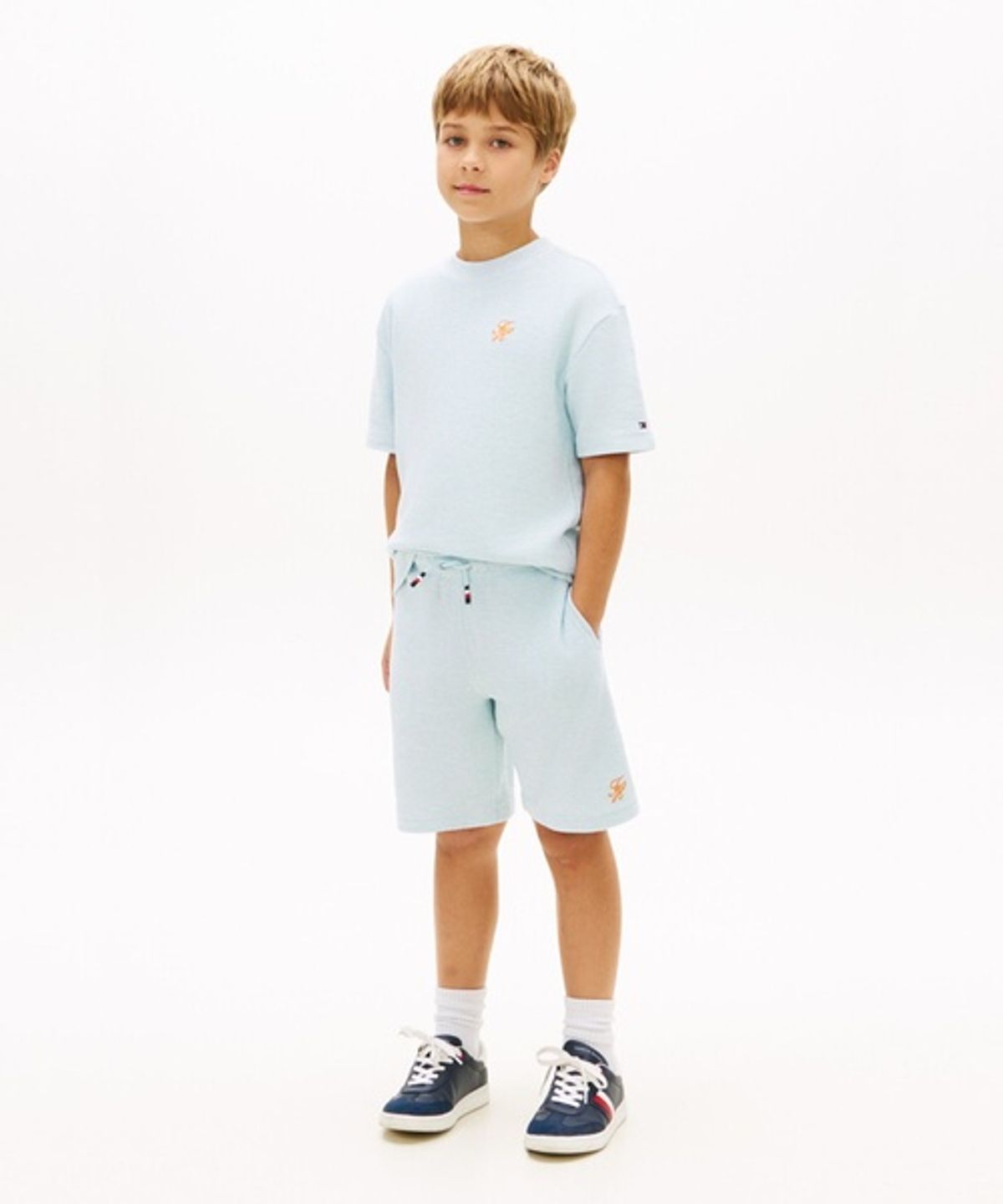 타미힐피거 키즈(TOMMY HILFIGER KIDS) 스크립트 저지 쇼츠