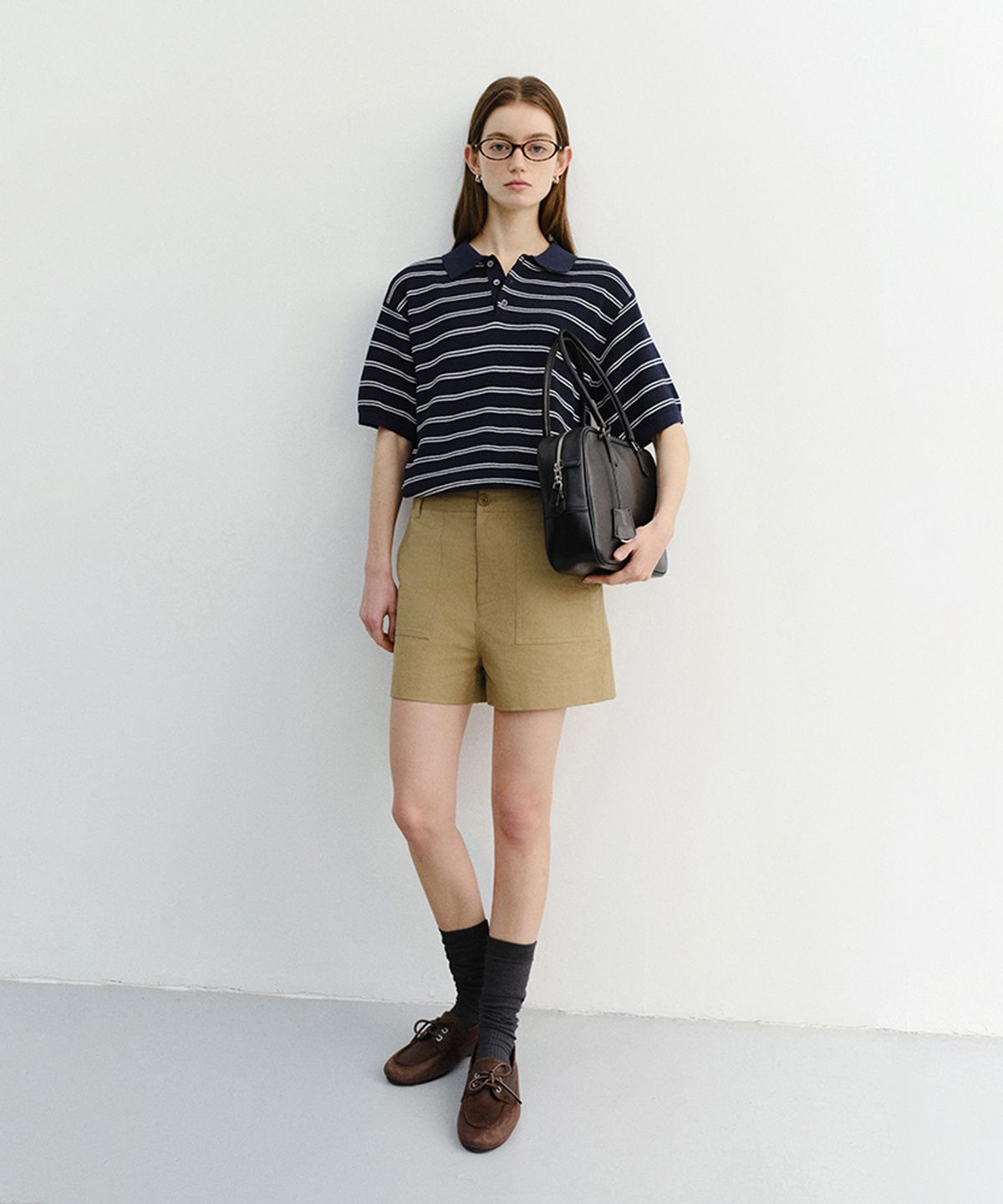 던스트(DUNST) COTTON SAFARI SHORTS_UDPA6B245_KHAKI BEIGE