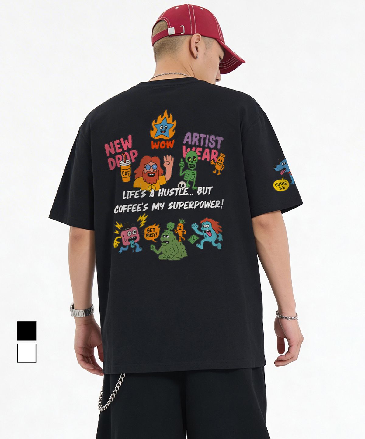 아티스트웨어(ARTISTWEAR) [ATW] 허슬브루 반팔티 - 2COLOR