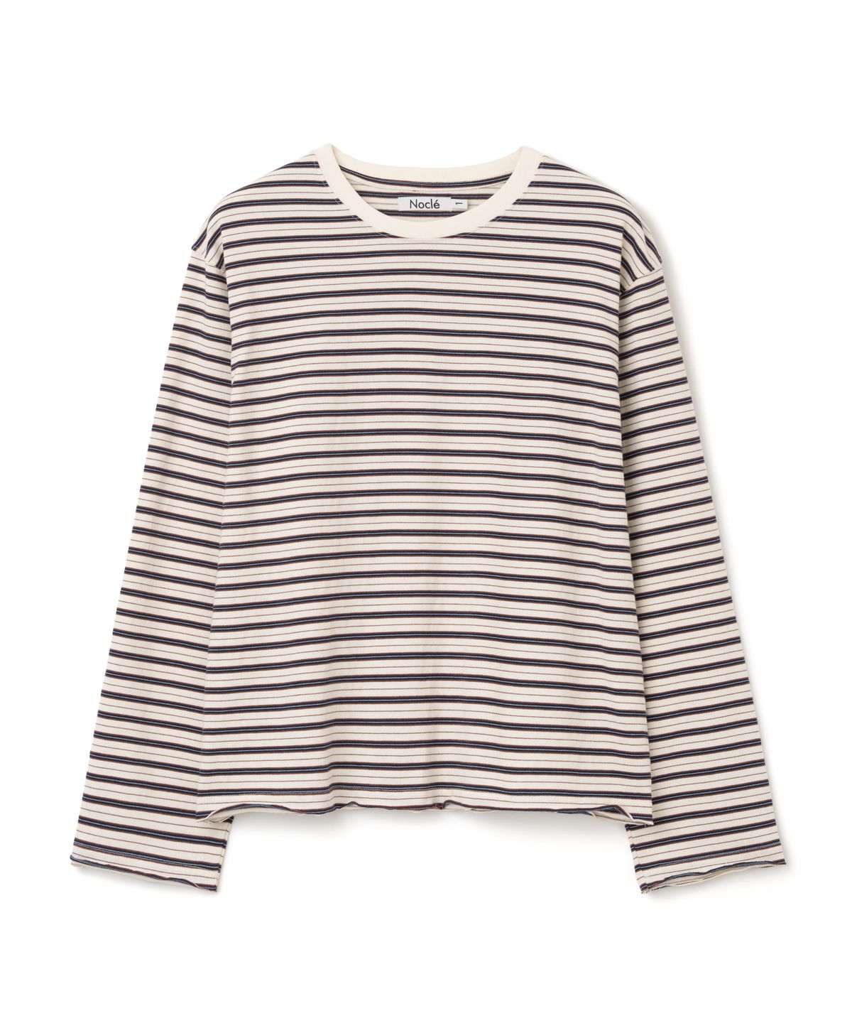 노클(NOCLE) Rob Stripe Long Sleeve Ivory