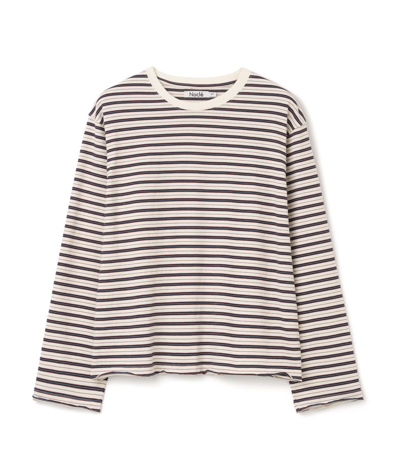 Rob Stripe Long Sleeve Ivory