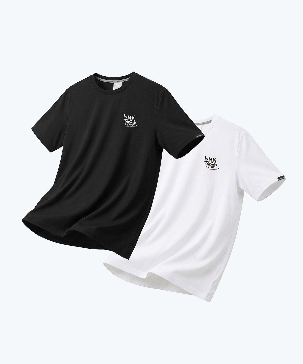 블랙몬스터핏(BLACK MONSTER FIT) [2PACK] 소로나 남녀 쿨 멀티 러닝 상의 반팔 숏슬리브 (2color) / BM220119