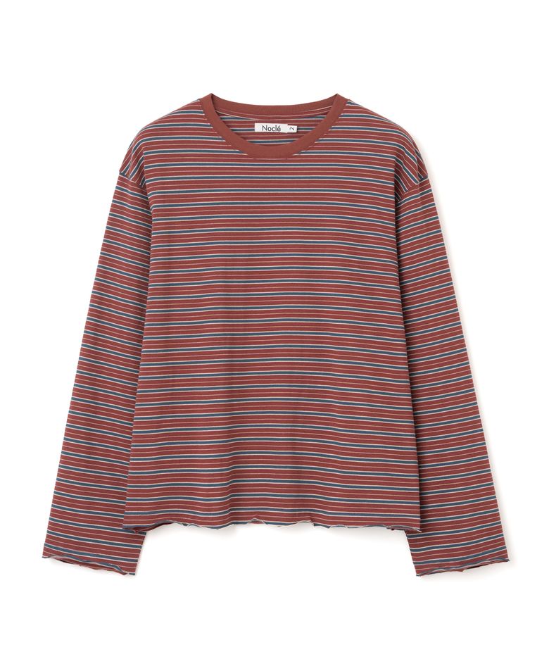 Rob Stripe Long Sleeve Brown