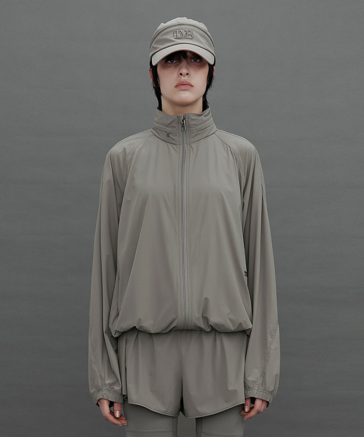 트리밍버드(TREEMINGBIRD) TMB Active Packable Hooded Jumper [ Gray ]