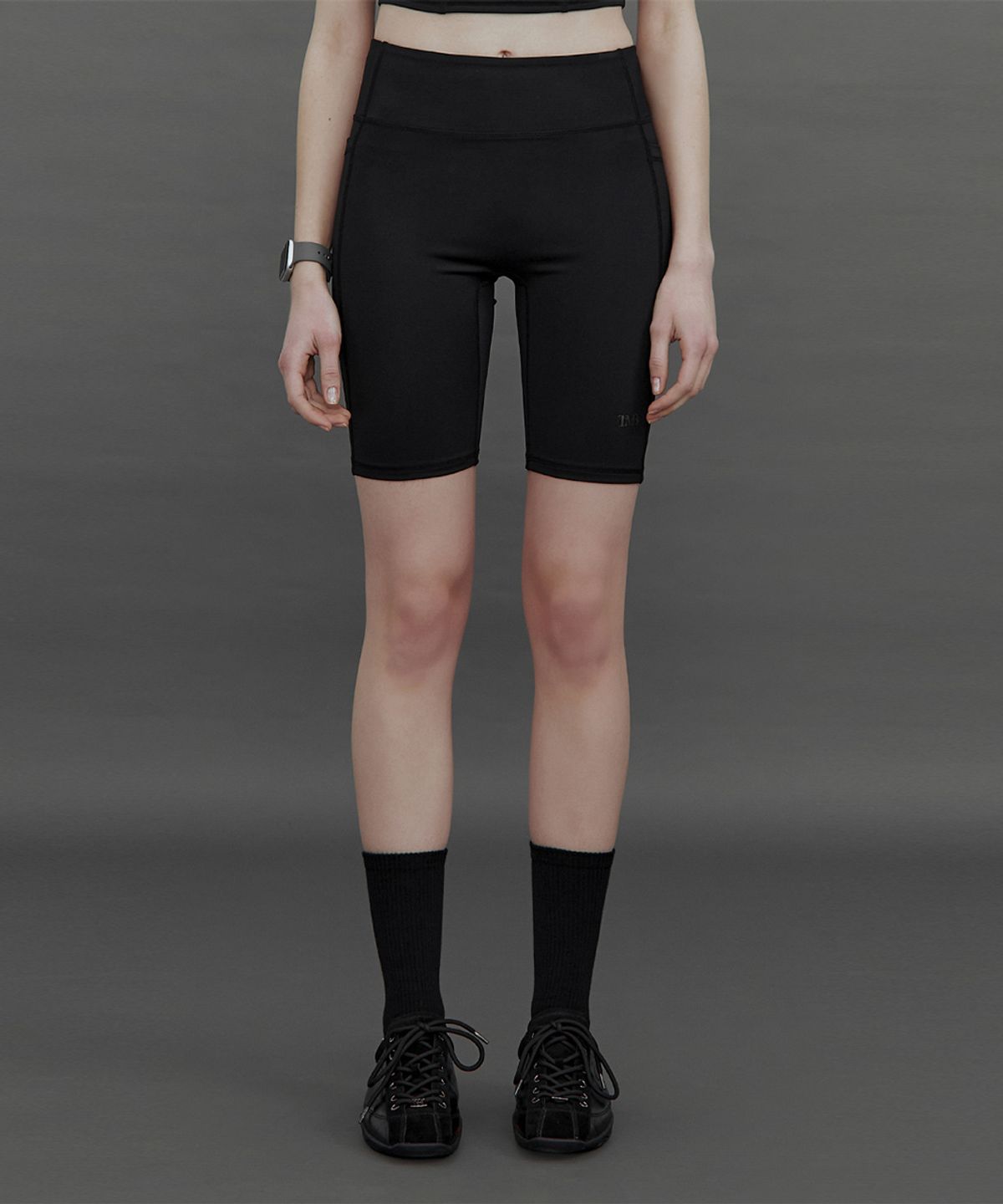 트리밍버드(TREEMINGBIRD) TMB Active Flex Biker Shorts [ Black ]