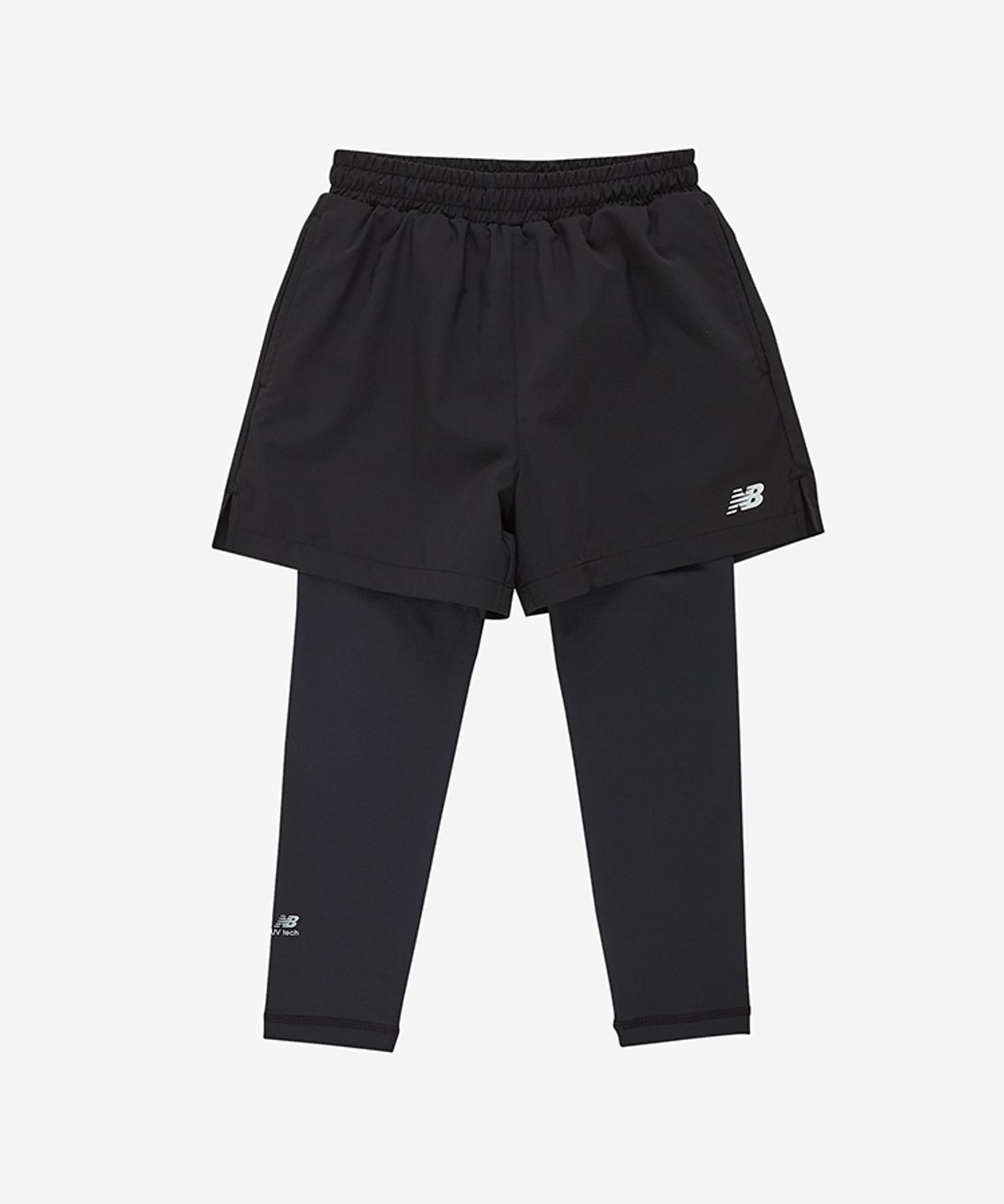 뉴발란스 키즈(NEWBALANCEKIDS) 아동 4.5부 반바지+9부 레깅스 세트(유니) NK9RG2103U19