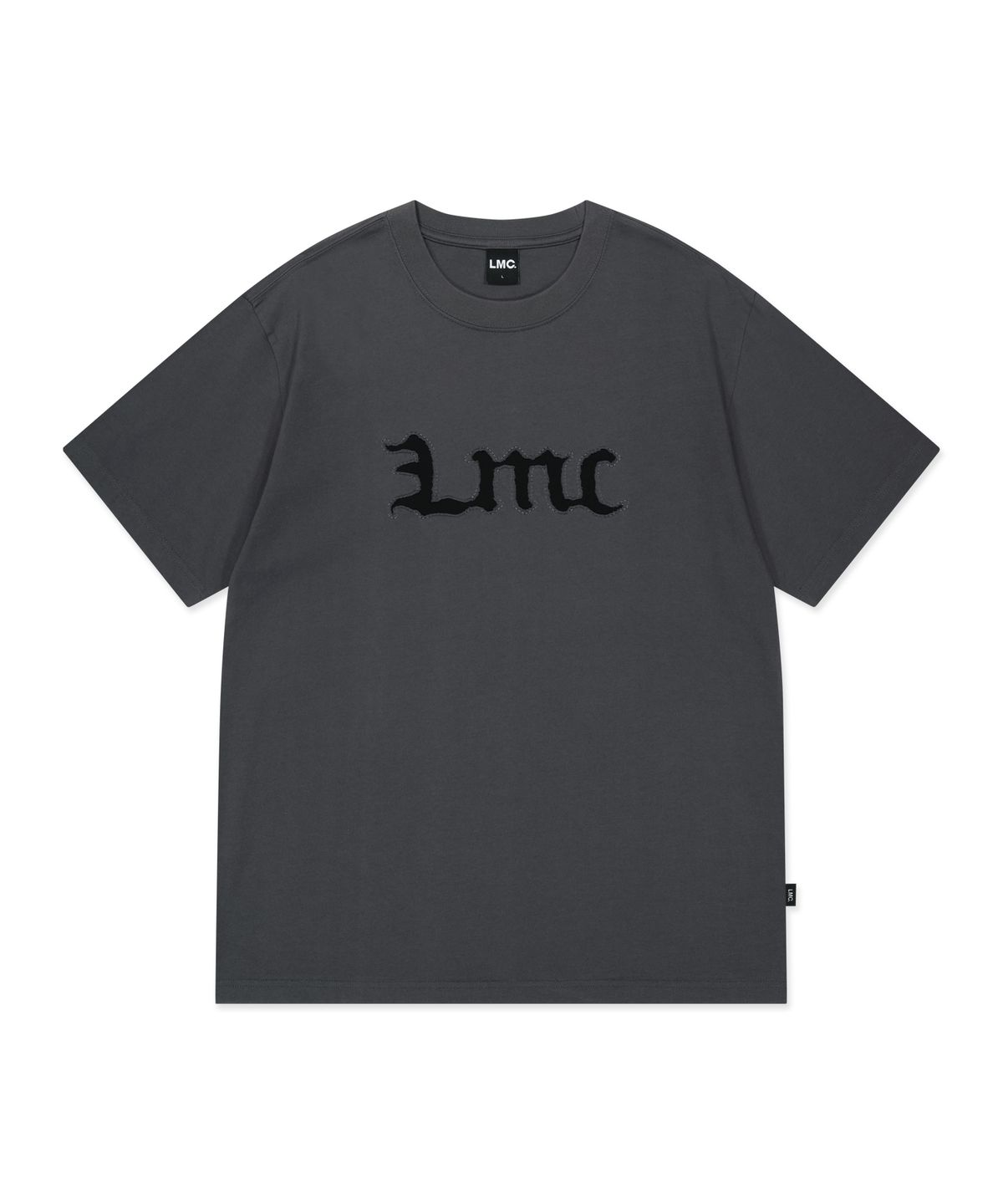 엘엠씨(LMC) CUT OUT GOTHIC LOGO TEE charcoal