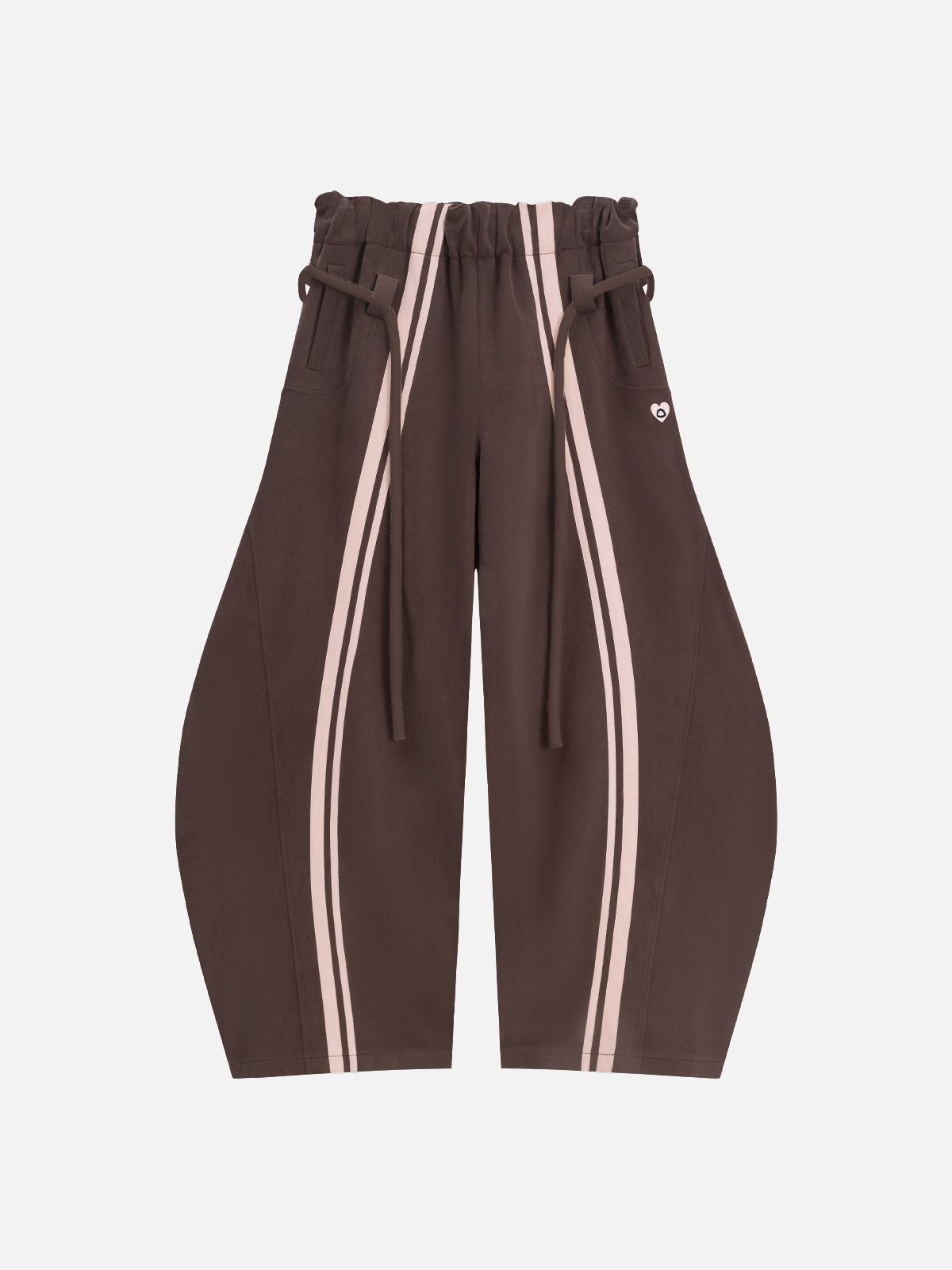 엘프릭 에덴(AELFRIC EDEN) Stripe Super Baggy Barrel Sweatpants 배기 진 AE25CPQ20641-01DBRN