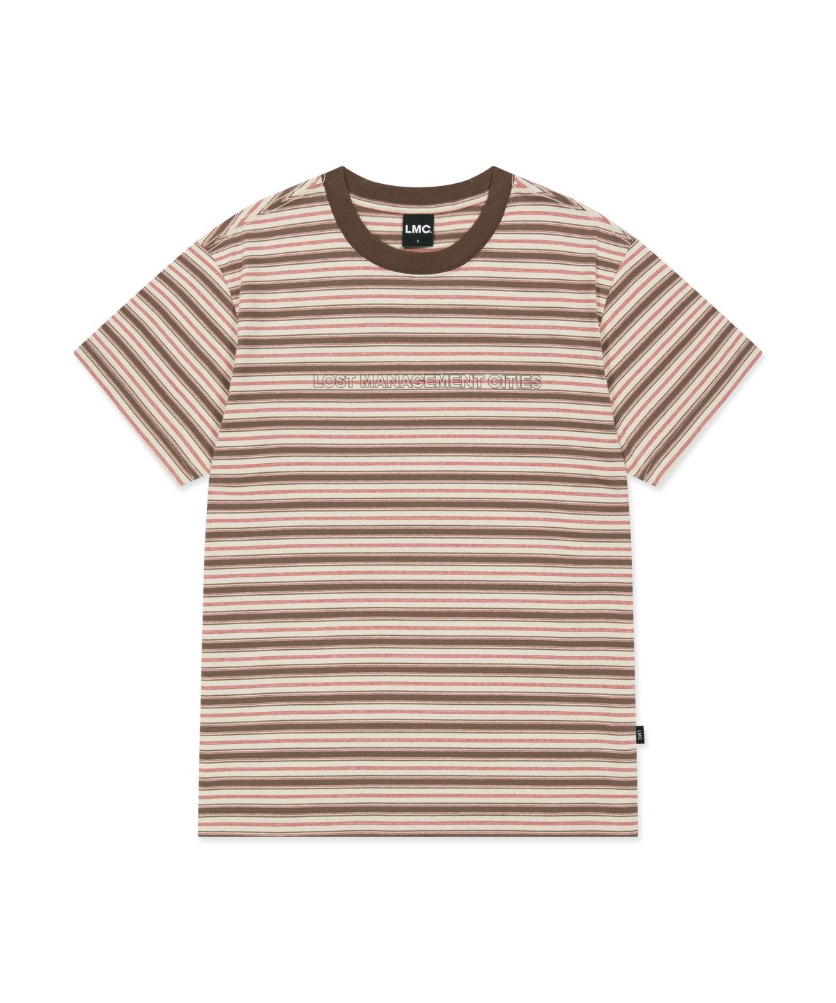 엘엠씨(LMC) MULTI STRIPE TEE brown