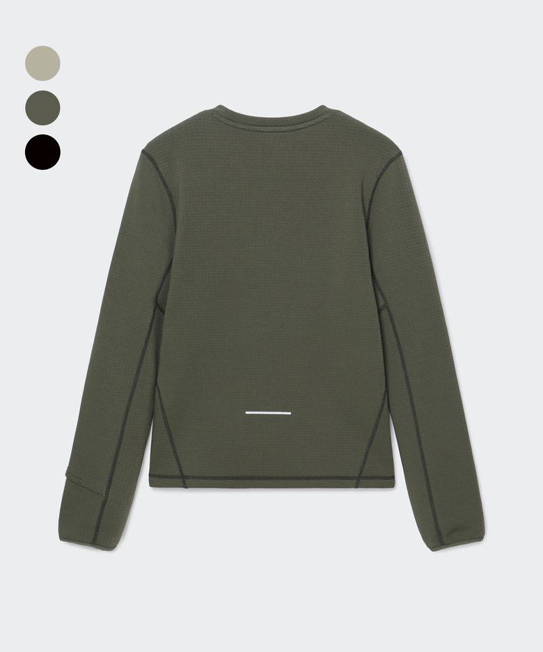 테크그리드 롱슬리브 우먼 (3color)