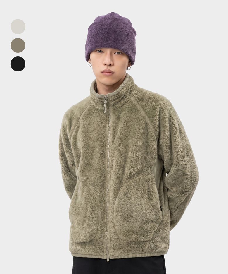 하이브리드 플리스 집업 (3color)