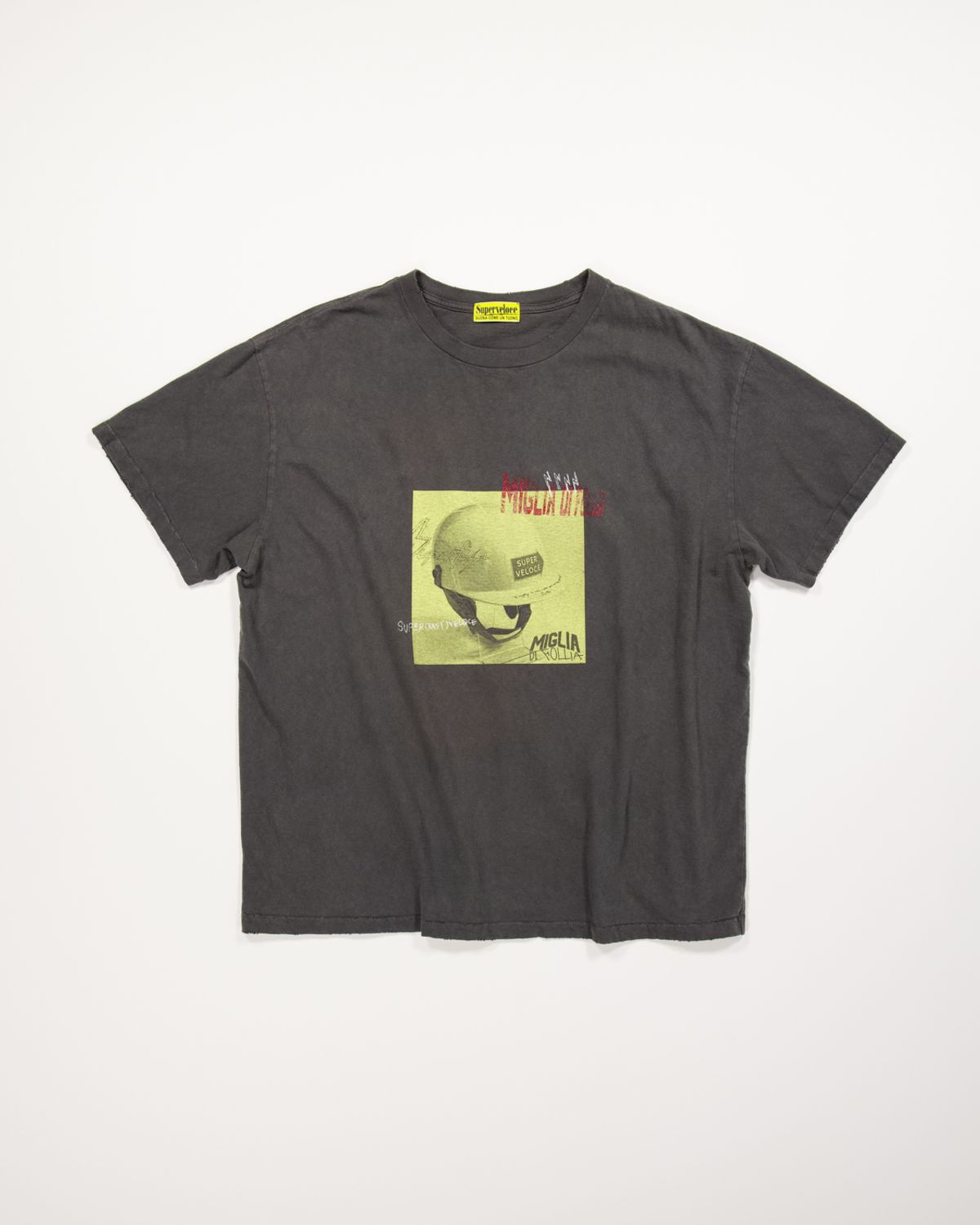 슈퍼벨로체(SUPERVELOCE) Miglia Legend Series T-shirt Charcoal