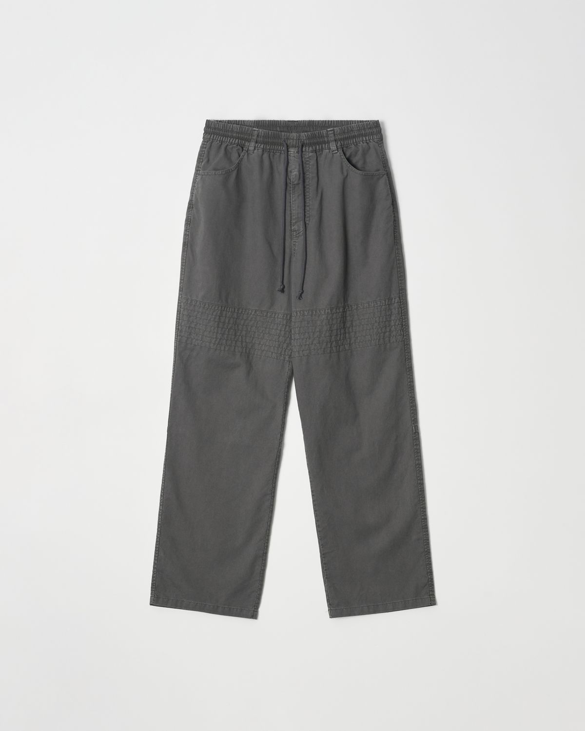 슈퍼벨로체(SUPERVELOCE) Miglia Old Draped Trousers Steel Gray