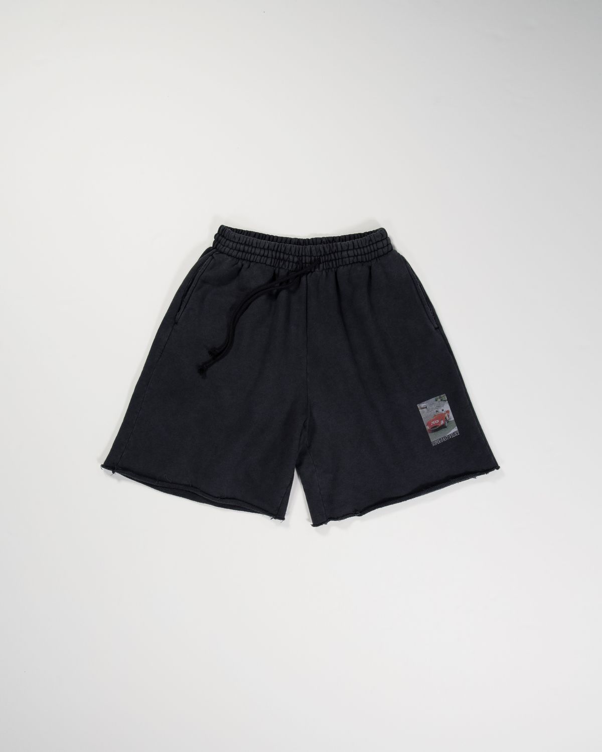 슈퍼벨로체(SUPERVELOCE) Miglia Sweatshorts Dark Charcoal