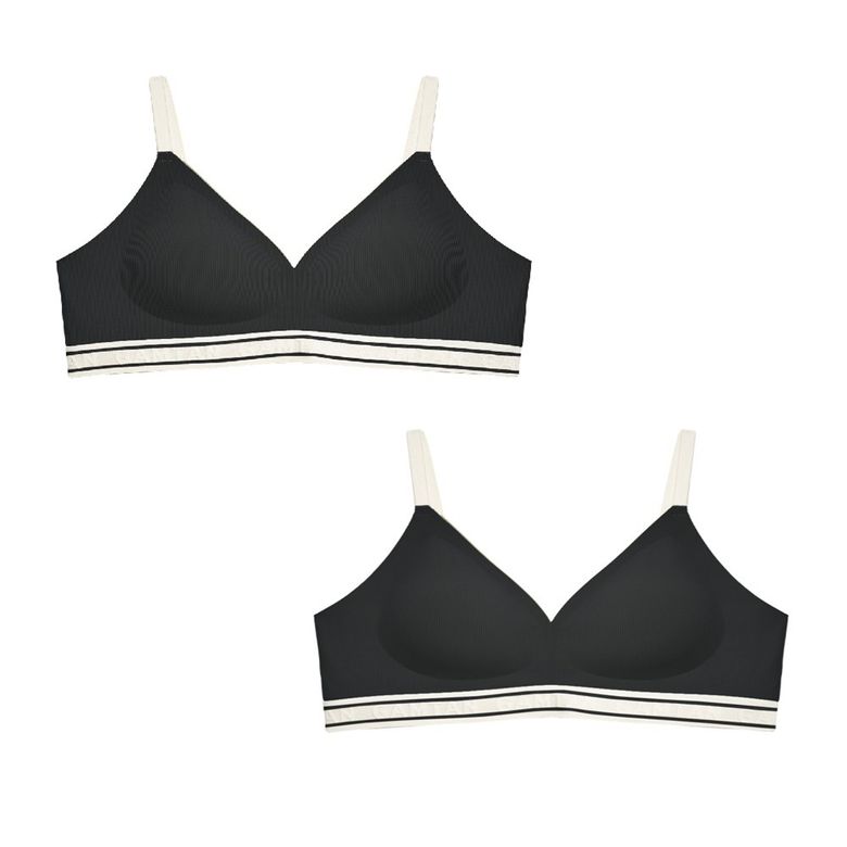 아웃밴드 후크형 브라 2PACK
