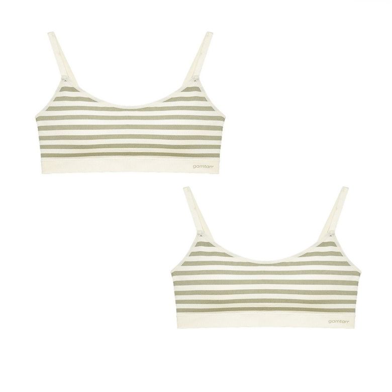 스트라이프 심리스 브라  2PACK