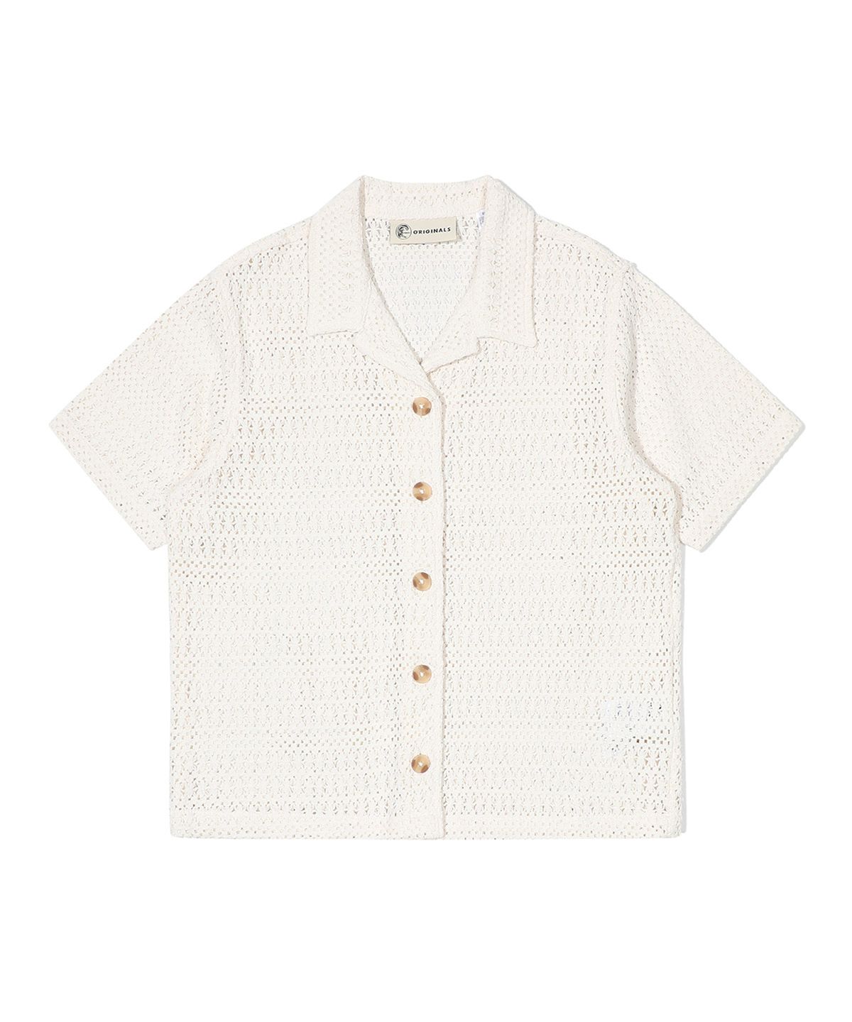오닐(ONEILL) 여성 ORIGINALS CROCHET 반팔 셔츠 OWTY6I211-100