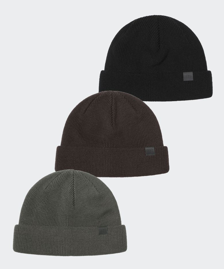 웜 골지 비니 (3color)