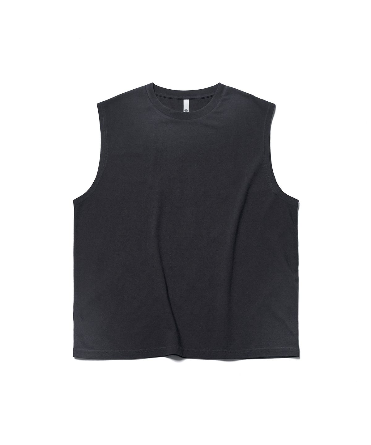 에스파이(ESFAI) MOMENT SLEEVELESS T-SHIRT (VTG BLACK)