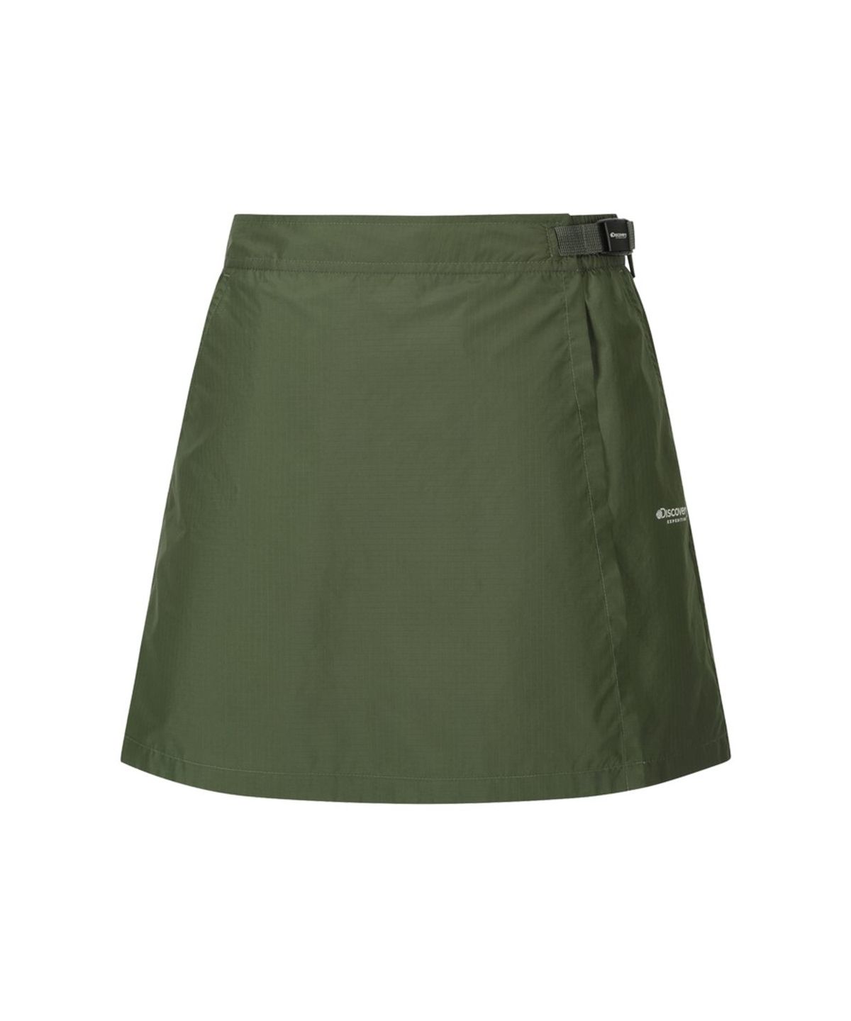 디스커버리 익스페디션(DISCOVERY EXPEDITION) 여성 경량 우븐 트레이닝 4부 팬츠 스커트 (N/KHAKI)