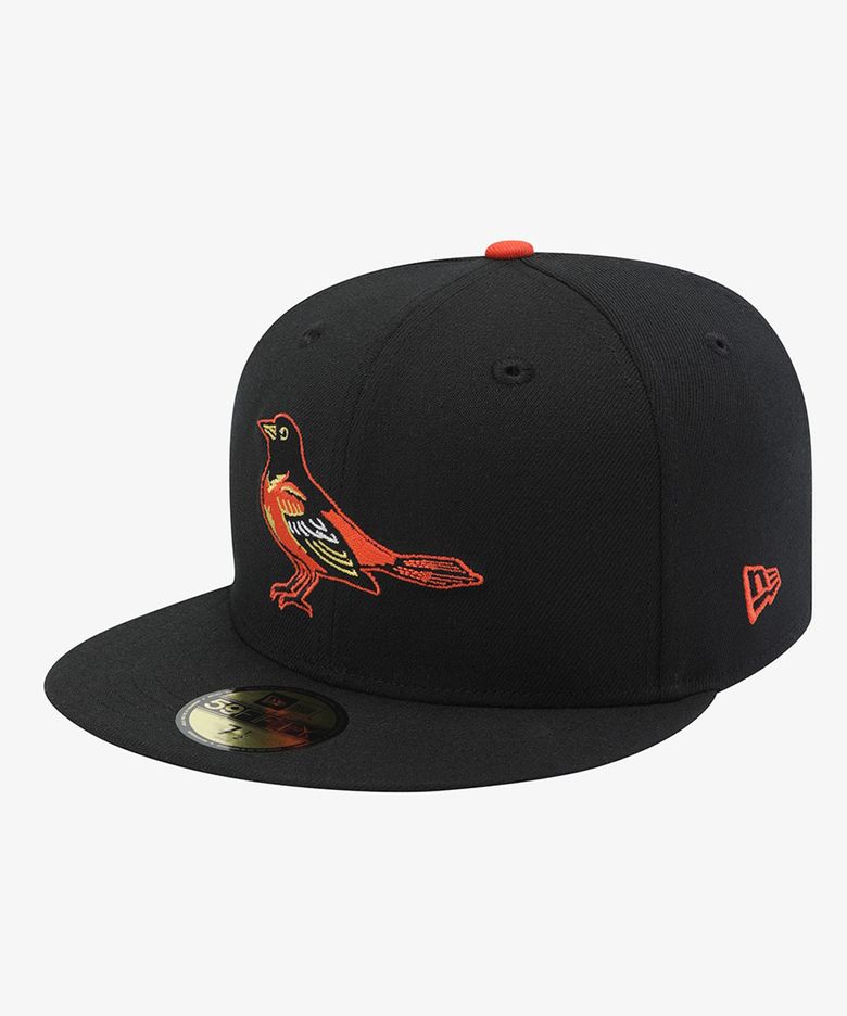 MLB 쿠퍼스타운 볼티모어 오리올스 피티드캡 블랙