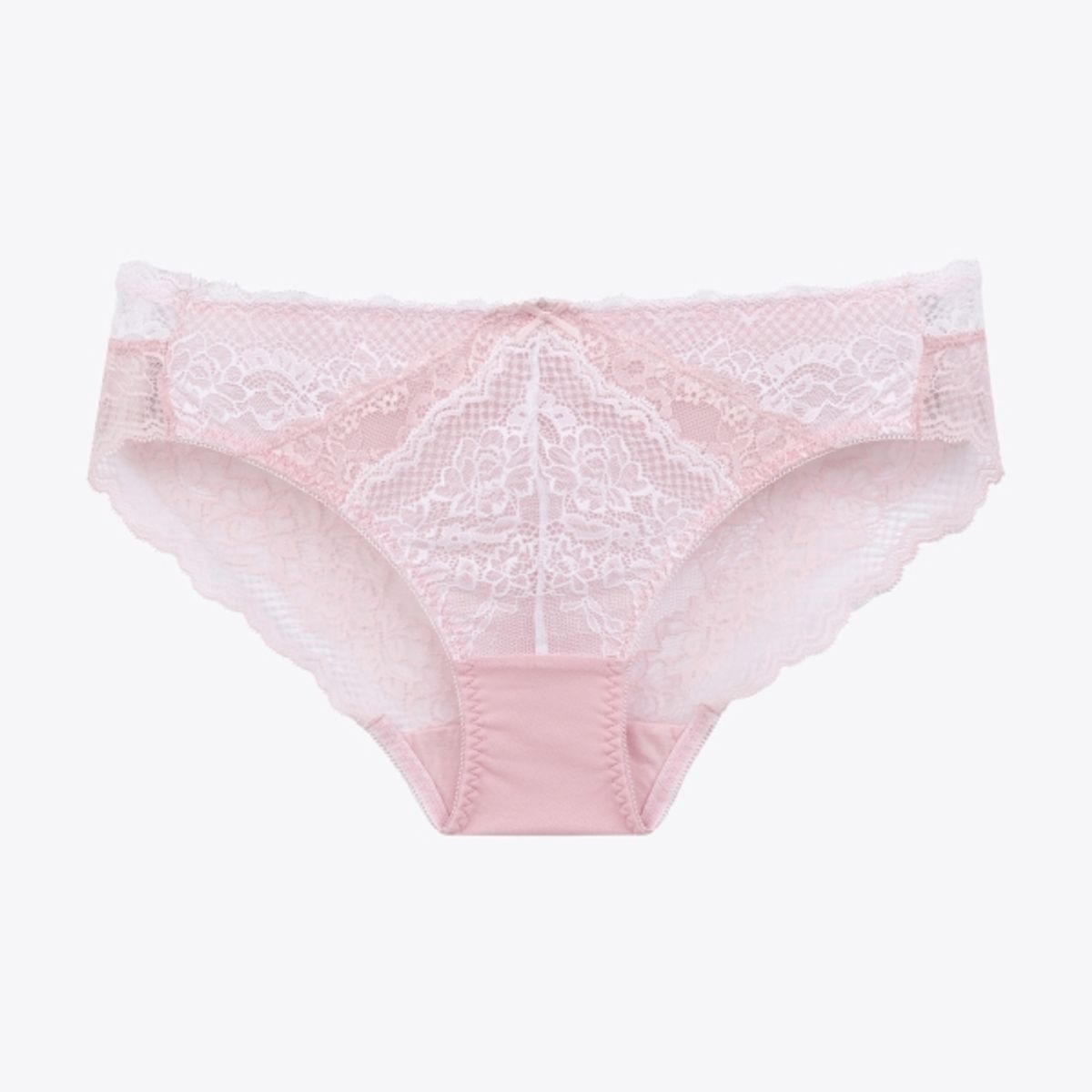 섹시쿠키(SEXY COOKIE) 러블리 투톤 레이스 팬티_피치