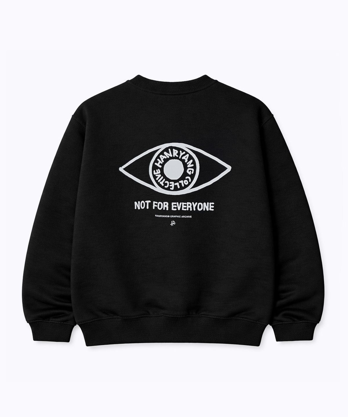 한량 컬렉티브(HANRYANG COLLECTIVE) HR EYE CREW SWEAT BLACK
