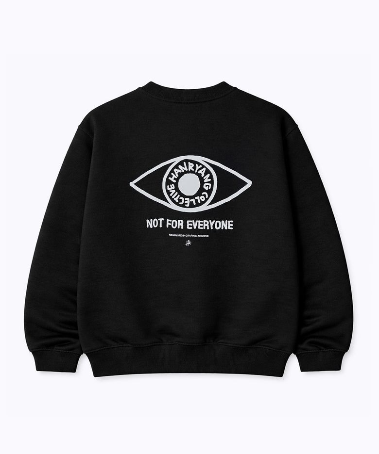 HR EYE CREW SWEAT BLACK